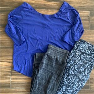 Workout clothes. Top & leggings.